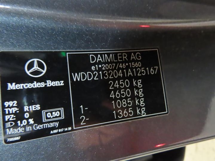 Photo 12 VIN: WDD2132041A125167 - MERCEDES-BENZ E T-MODEL 