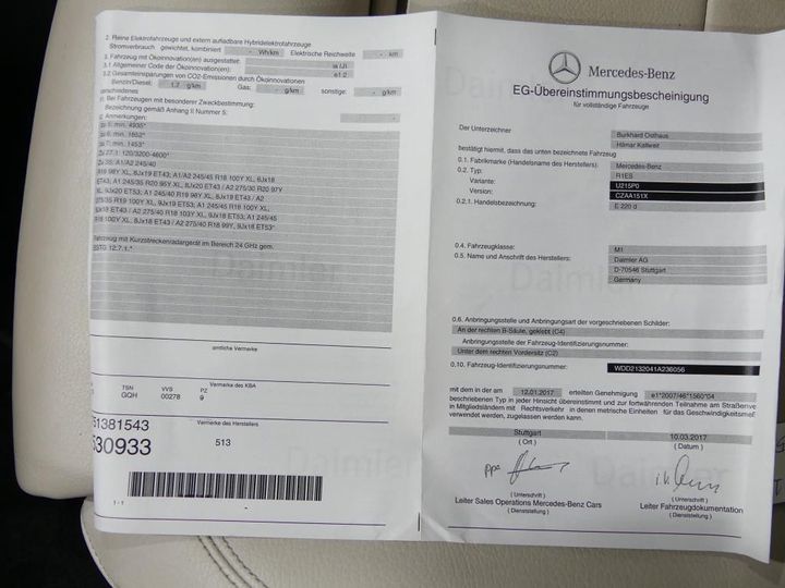 Photo 13 VIN: WDD2132041A236056 - MERCEDES-BENZ E BREAK 