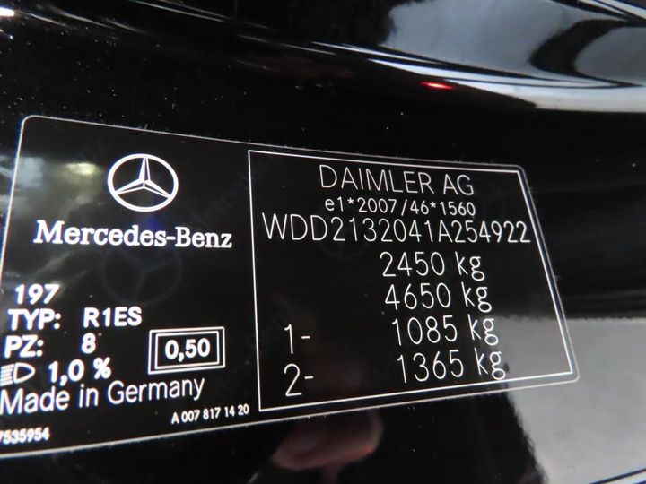 Photo 12 VIN: WDD2132041A254922 - MERCEDES-BENZ E T-MODEL 