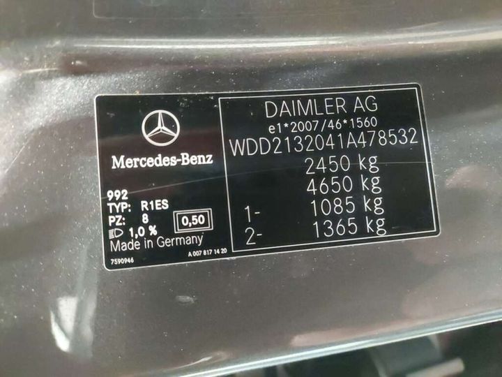 Photo 30 VIN: WDD2132041A478532 - MERCEDES-BENZ E 