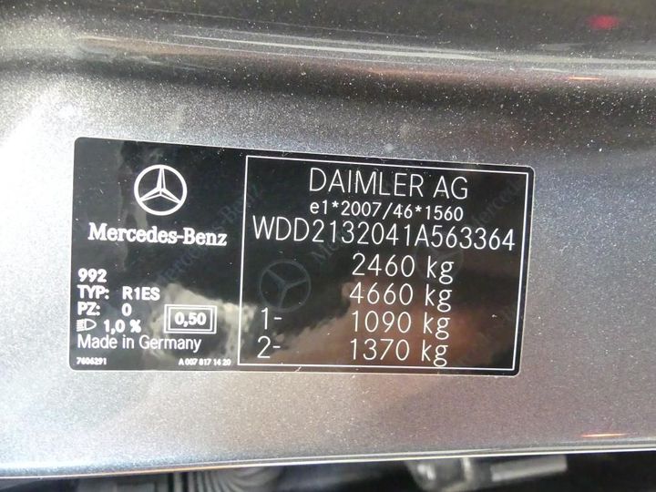 Photo 3 VIN: WDD2132041A563364 - MERCEDES-BENZ E BREAK 