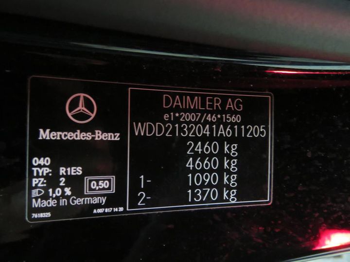 Photo 15 VIN: WDD2132041A611205 - MERCEDES-BENZ E 