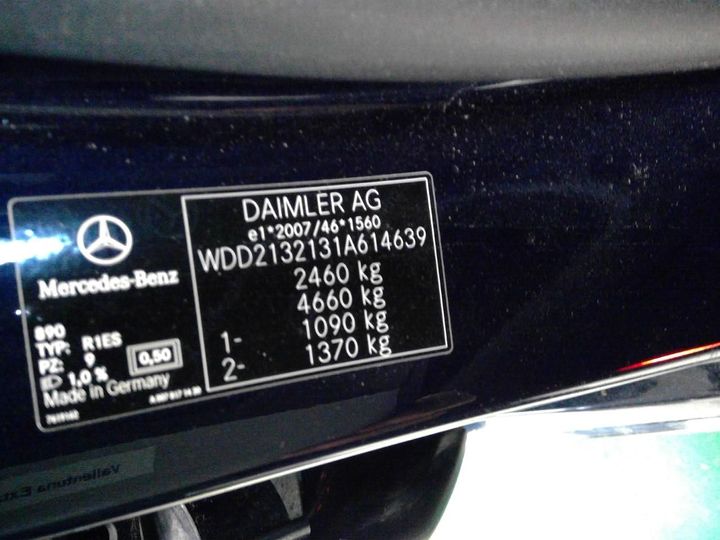 Photo 11 VIN: WDD2132131A614639 - MERCEDES-BENZ E-CLASS 