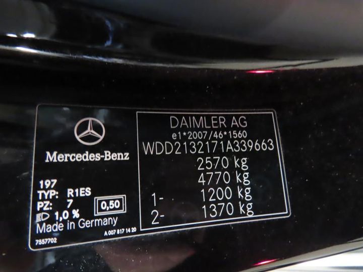 Photo 4 VIN: WDD2132171A339663 - MERCEDES-BENZ E T-MODEL 