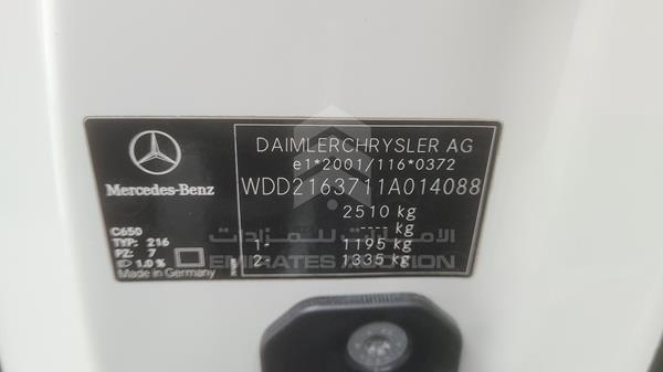 Photo 1 VIN: WDD2163711A014088 - MERCEDES-BENZ CL 500 