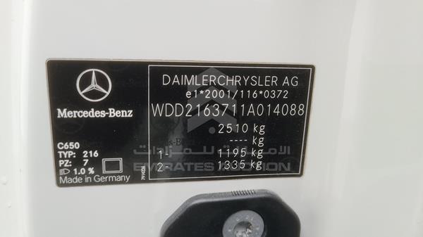 Photo 3 VIN: WDD2163711A014088 - MERCEDES-BENZ CL 500 