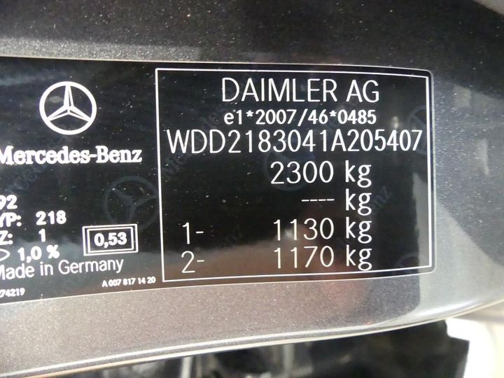 Photo 2 VIN: WDD2183041A205407 - MERCEDES-BENZ CLS - 2014 