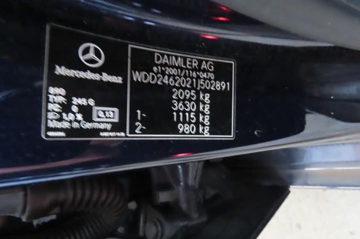 Photo 12 VIN: WDD2462021J502891 - MERCEDES-BENZ B 