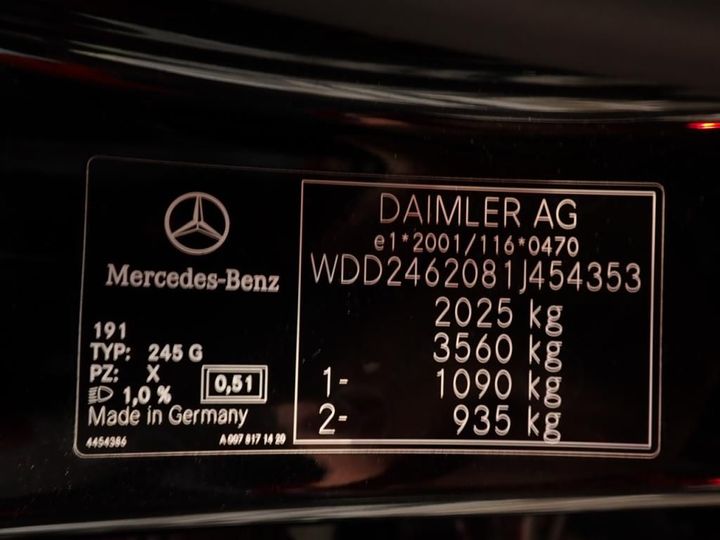 Photo 7 VIN: WDD2462081J454353 - MERCEDES-BENZ CLASSE B 