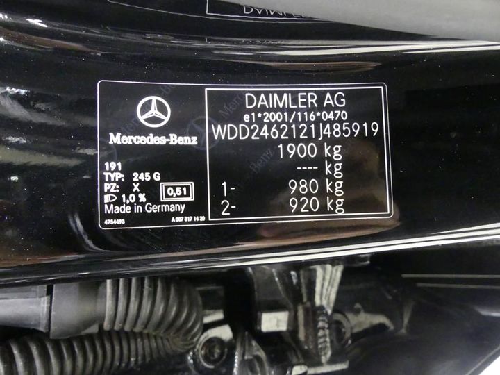 Photo 3 VIN: WDD2462121J485919 - MERCEDES-BENZ B 