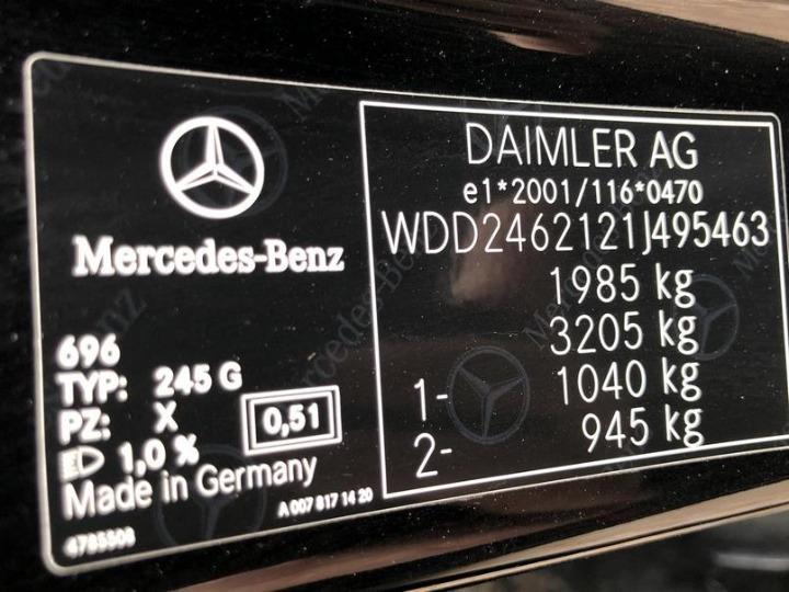 Photo 9 VIN: WDD2462121J495463 - MERCEDES-BENZ B-CLASS HATCHBACK 