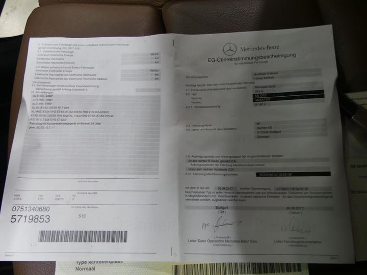 Photo 13 VIN: WDD2462121N228139 - MERCEDES-BENZ B 