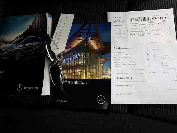 Photo 18 VIN: WDD2462421N186699 - MERCEDES-BENZ B-KLASSE 