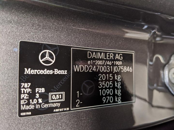 Photo 14 VIN: WDD2470031J075846 - MERCEDES-BENZ CLASSE B 