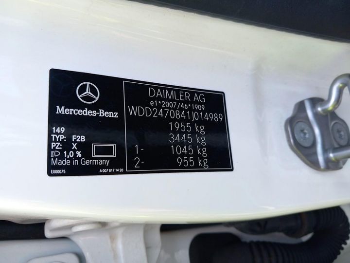 Photo 7 VIN: WDD2470841J014989 - MERCEDES-BENZ B 