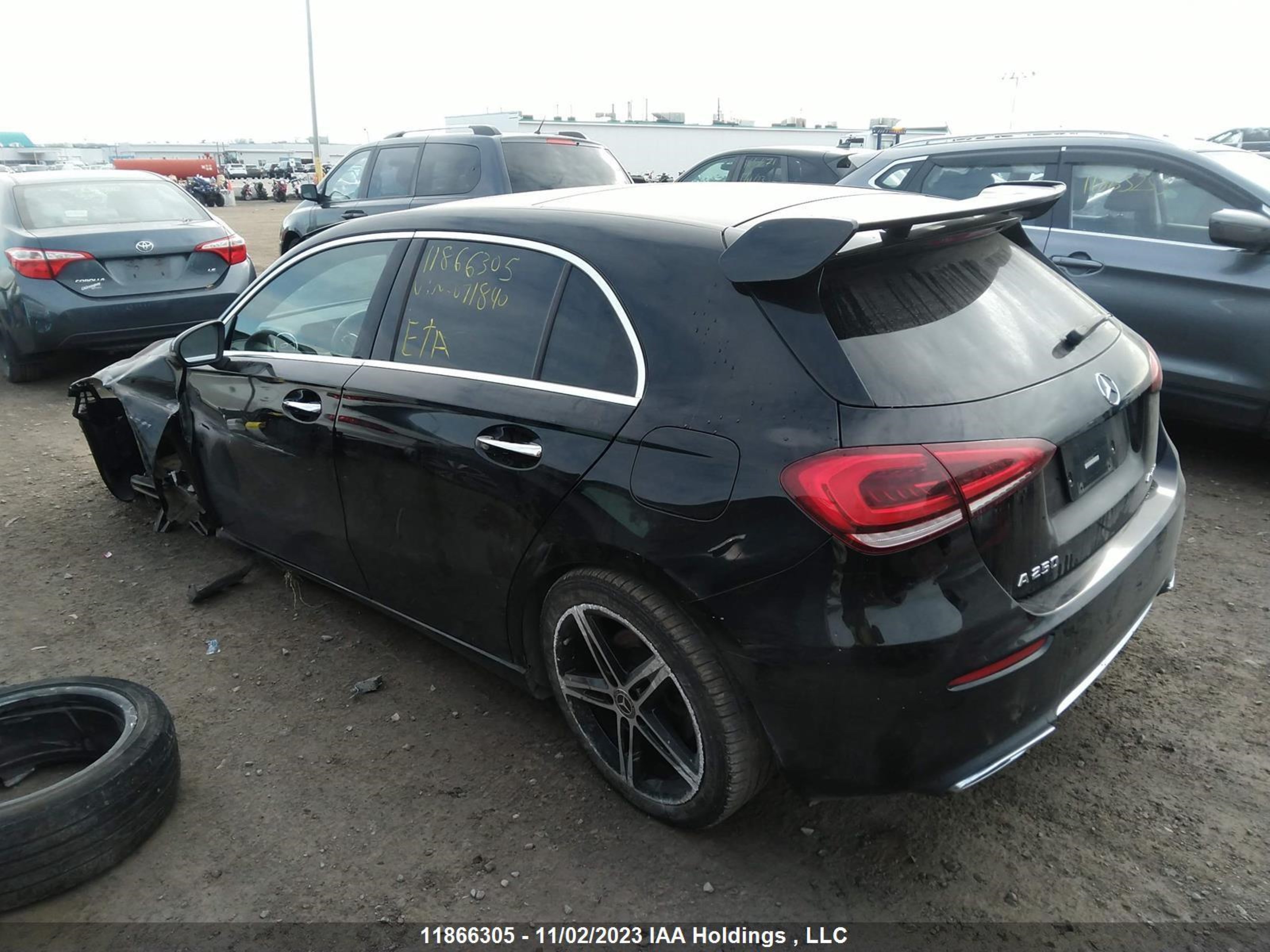 Photo 2 VIN: WDD3F4HB7KJ071840 - MERCEDES-BENZ A-KLASSE 