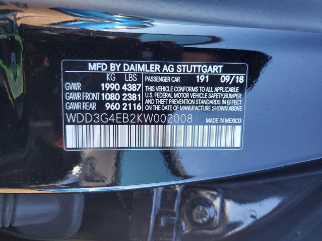 Photo 11 VIN: WDD3G4EB2KW002008 - MERCEDES-BENZ A 220 