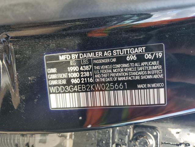 Photo 11 VIN: WDD3G4EB2KW025661 - MERCEDES-BENZ A-CLASS 