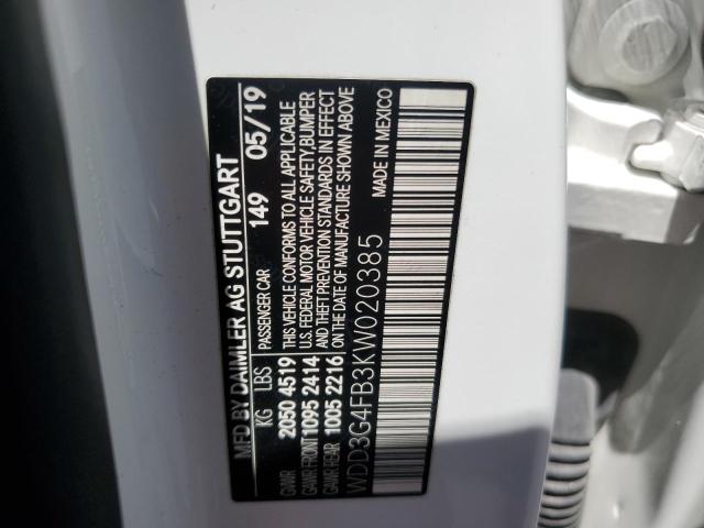 Photo 12 VIN: WDD3G4FB3KW020385 - MERCEDES-BENZ A 220 4MAT 