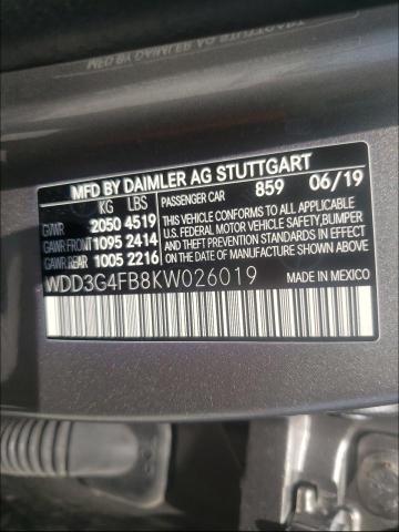 Photo 9 VIN: WDD3G4FB8KW026019 - MERCEDES-BENZ A 220 4MAT 