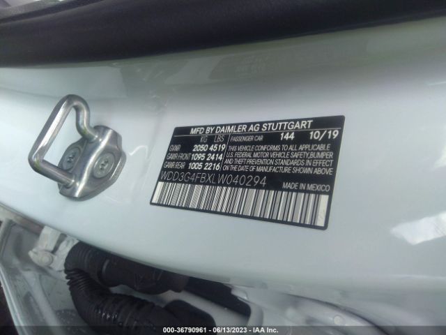 Photo 8 VIN: WDD3G4FBXLW040294 - MERCEDES-BENZ A 220 