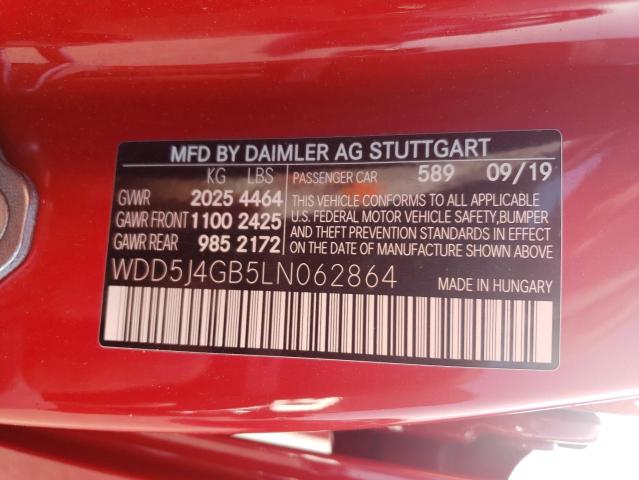 Photo 11 VIN: WDD5J4GB5LN062864 - MERCEDES-BENZ CLA 250 