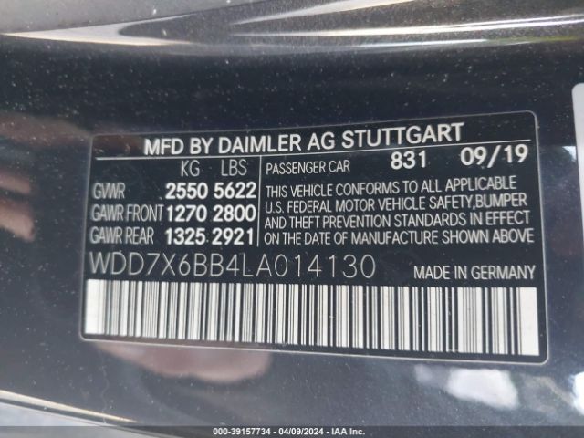 Photo 8 VIN: WDD7X6BB4LA014130 - MERCEDES-BENZ AMG GT 53 4-DOOR COUPE 