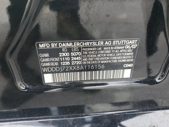 Photo 11 VIN: WDDDJ72XX8A116156 - MERCEDES-BENZ CLS-CLASS 