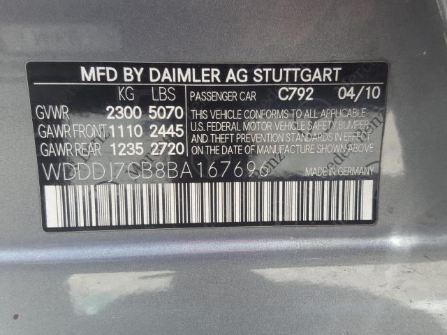 Photo 9 VIN: WDDDJ7CB8BA167696 - MERCEDES-BENZ CLS 550 