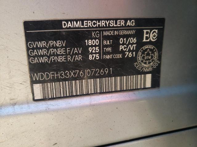 Photo 11 VIN: WDDFH33X76J072691 - MERCEDES-BENZ B200 