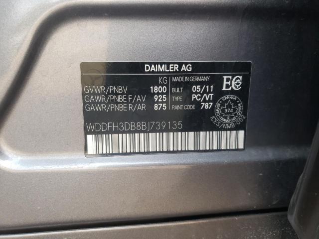 Photo 12 VIN: WDDFH3DB8BJ739135 - MERCEDES-BENZ B200 