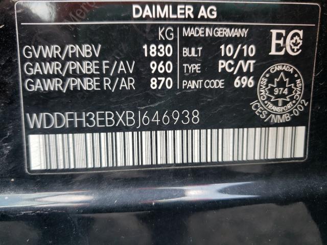 Photo 9 VIN: WDDFH3EBXBJ646938 - MERCEDES-BENZ B200 T 