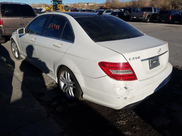 Photo 2 VIN: WDDGF4HB0CA611628 - MERCEDES-BENZ C 250 