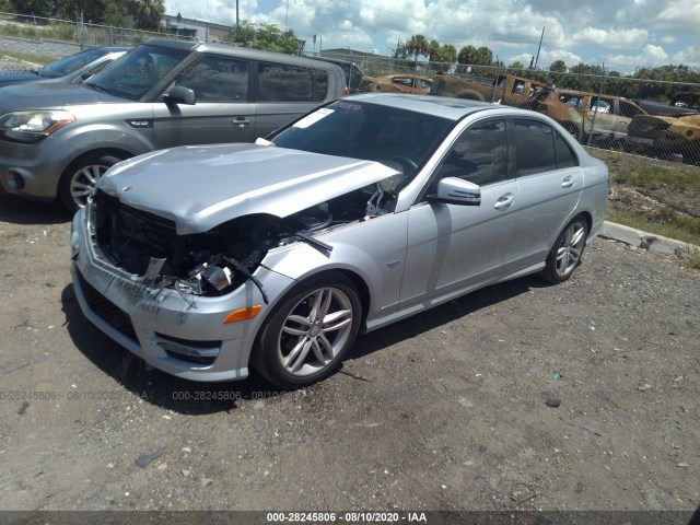 Photo 1 VIN: WDDGF4HB0CR200800 - MERCEDES-BENZ C-CLASS 