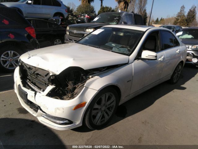 Photo 1 VIN: WDDGF4HB0CR213417 - MERCEDES-BENZ C-CLASS 