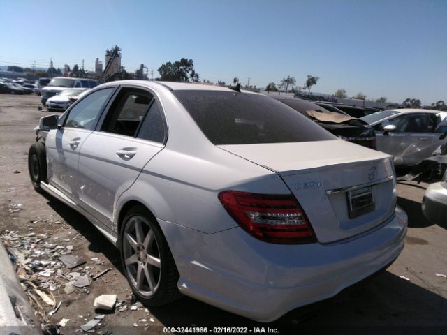 Photo 2 VIN: WDDGF4HB0CR238561 - MERCEDES-BENZ C-CLASS 