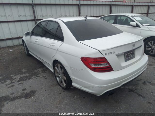 Photo 2 VIN: WDDGF4HB0EA956760 - MERCEDES-BENZ C-CLASS 