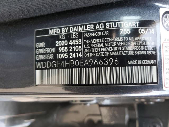 Photo 11 VIN: WDDGF4HB0EA966396 - MERCEDES-BENZ C 250 