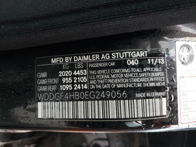 Photo 9 VIN: WDDGF4HB0EG249056 - MERCEDES-BENZ C 250 