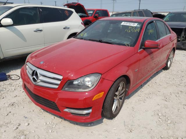 Photo 1 VIN: WDDGF4HB1CA725847 - MERCEDES-BENZ C 250 