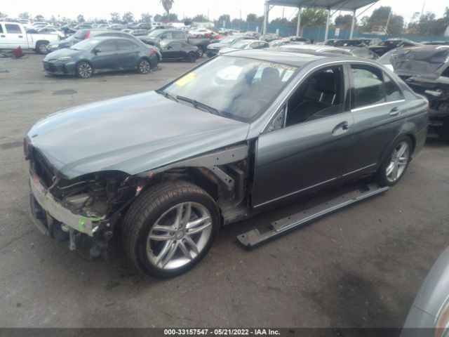 Photo 1 VIN: WDDGF4HB1CA729199 - MERCEDES-BENZ C-CLASS 