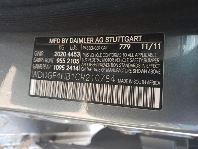 Photo 11 VIN: WDDGF4HB1CR210784 - MERCEDES-BENZ C 250 