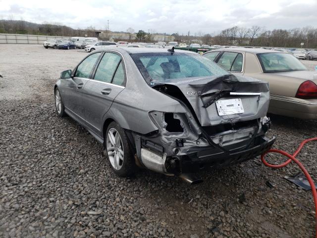 Photo 2 VIN: WDDGF4HB1CR213507 - MERCEDES-BENZ C 250 