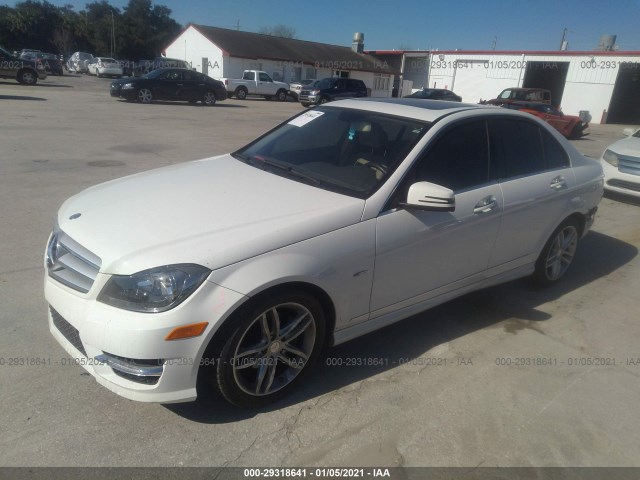 Photo 1 VIN: WDDGF4HB1CR215550 - MERCEDES-BENZ C-CLASS 