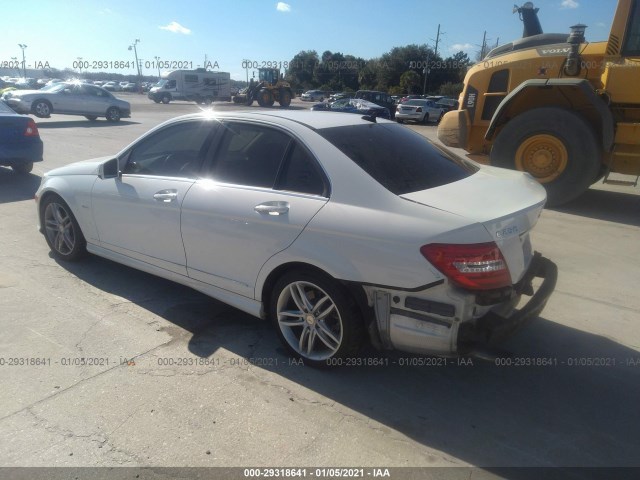 Photo 2 VIN: WDDGF4HB1CR215550 - MERCEDES-BENZ C-CLASS 