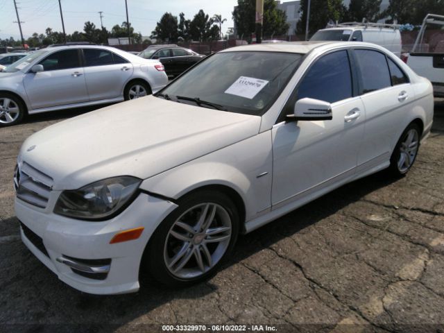 Photo 1 VIN: WDDGF4HB1CR232736 - MERCEDES-BENZ C-CLASS 