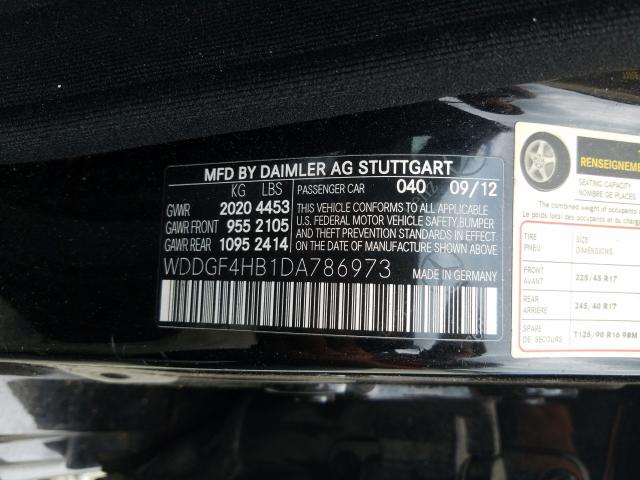 Photo 9 VIN: WDDGF4HB1DA786973 - MERCEDES-BENZ C 250 