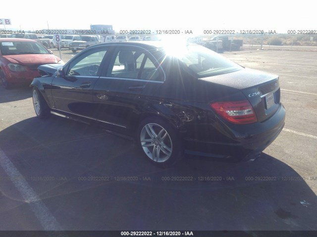 Photo 2 VIN: WDDGF4HB1DA807739 - MERCEDES-BENZ C-CLASS 