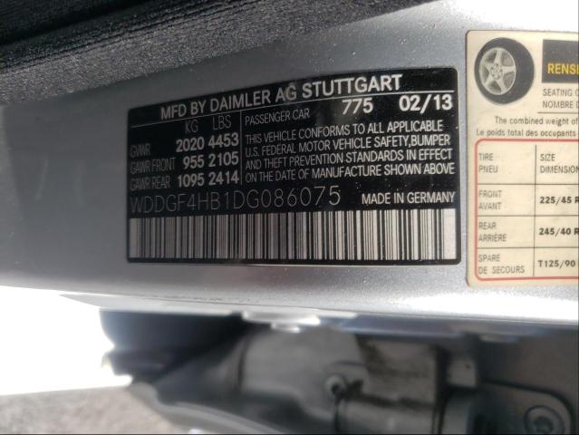 Photo 9 VIN: WDDGF4HB1DG086075 - MERCEDES-BENZ C 250 