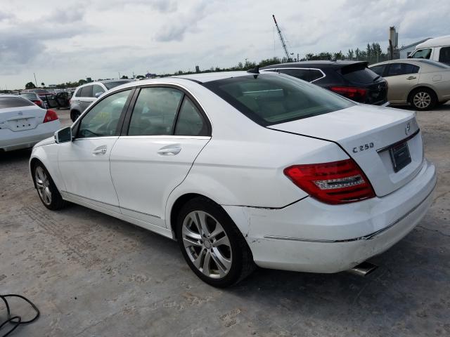 Photo 2 VIN: WDDGF4HB1DR276639 - MERCEDES-BENZ C 250 